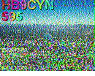 SSTV image from PD2PW_20M