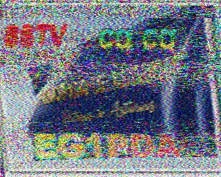 SSTV image from PD2PW_20M