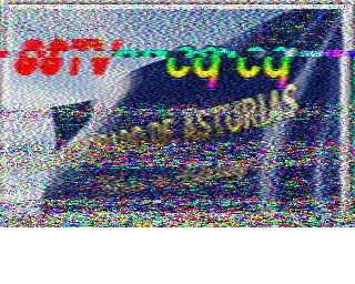 SSTV image from PD2PW_20M