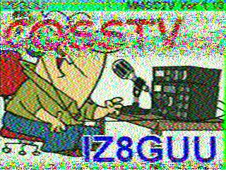 SSTV image from PD2PW_20M