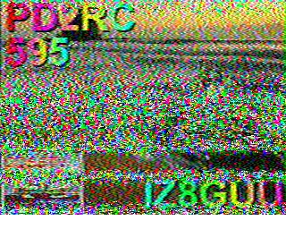 SSTV image from PD2PW_20M