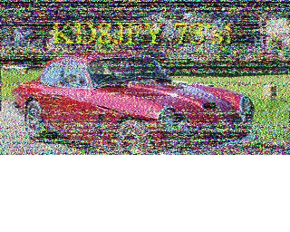 SSTV image from PD2PW_20M
