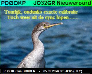 SSTV image from PI1DFT_2M