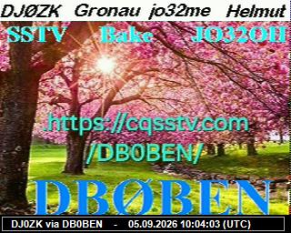 SSTV image from PI1DFT_2M