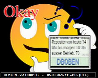 SSTV image from PI1DFT_2M