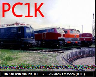SSTV image from PI1DFT_2M