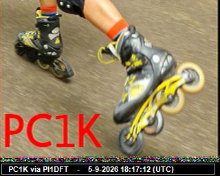 SSTV image from PI1DFT_2M