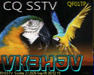 SSTV image from VK7DIK_2M
