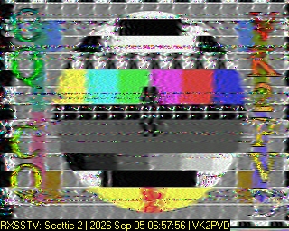 SSTV image from VK7DIK_2M