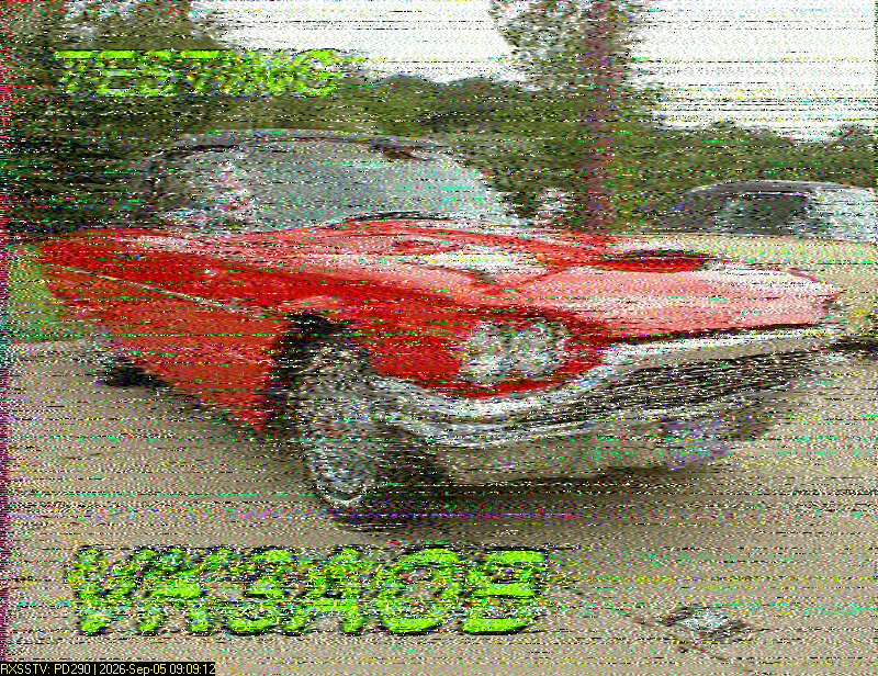 SSTV image from VK7DIK_2M