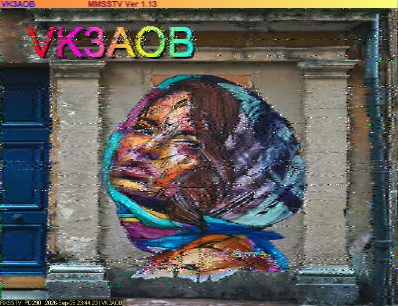 SSTV image from VK7DIK_2M