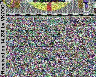 SSTV image from VK7OO_20M