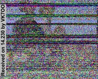 SSTV image from VK7OO_20M
