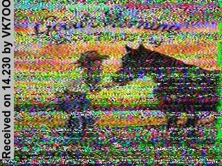 SSTV image from VK7OO_20M