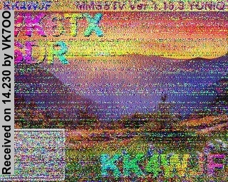 SSTV image from VK7OO_20M