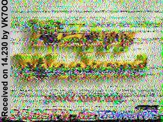 SSTV image from VK7OO_20M