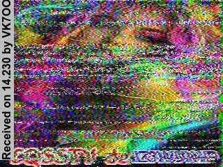 SSTV image from VK7OO_20M