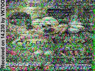 SSTV image from VK7OO_20M