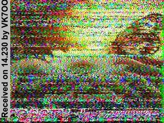 SSTV image from VK7OO_20M