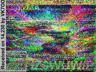 SSTV image from VK7OO_20M