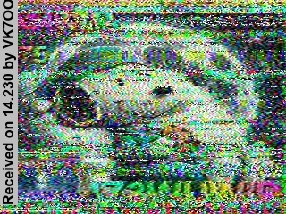 SSTV image from VK7OO_20M