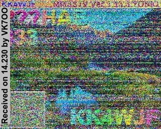 SSTV image from VK7OO_20M