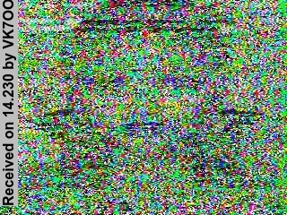 SSTV image from VK7OO_20M