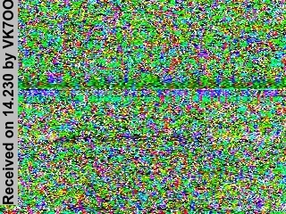 SSTV image from VK7OO_20M