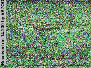 SSTV image from VK7OO_20M