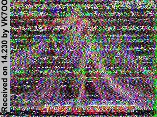 SSTV image from VK7OO_20M