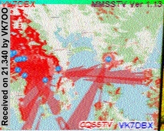 SSTV image from VK7OO_20M