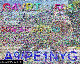 SSTV image from 2E0FWE_20M
