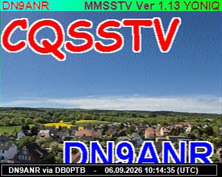 SSTV image from DB0PTB_2M