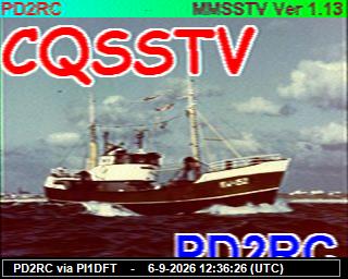 SSTV image from DB0PTB_2M