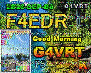 SSTV image from IU0FBK_20M