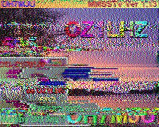 SSTV image from IU0FBK_20M