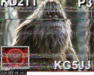 SSTV image from KO5MO_20M