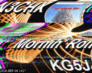SSTV image from KO5MO_20M