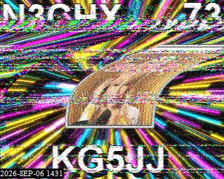 SSTV image from KO5MO_20M