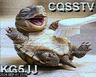 SSTV image from KO6KL_20M
