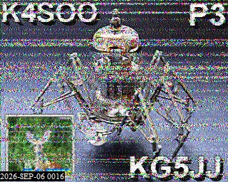 SSTV image from KO6KL_20M