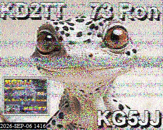 SSTV image from KO6KL_20M