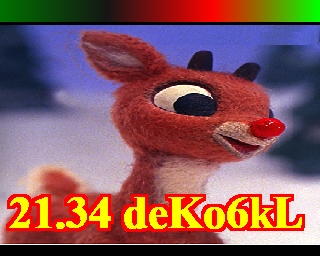 SSTV image from KO6KL_20M