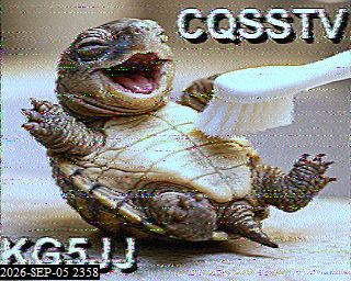 SSTV image from KP4TR_20M