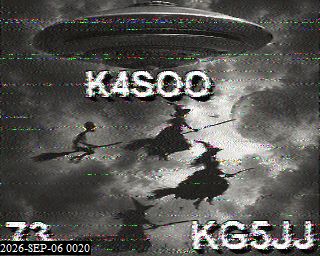 SSTV image from KP4TR_20M