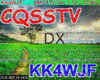 SSTV image from KP4TR_20M