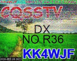 SSTV image from KP4TR_20M