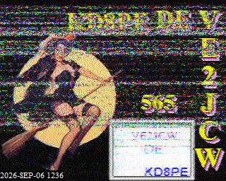 SSTV image from KP4TR_20M
