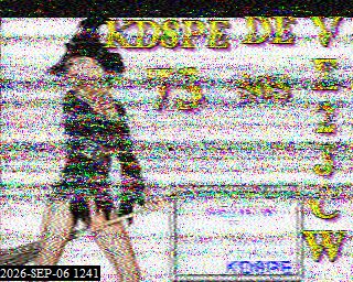 SSTV image from KP4TR_20M