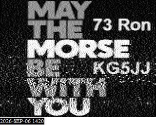 SSTV image from KP4TR_20M